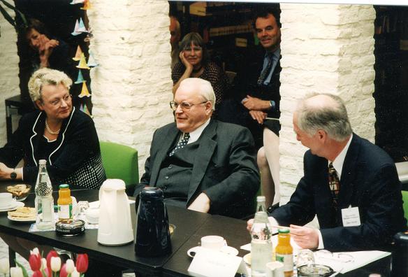 Ilse Brusis, NRW-Kulturministerin; Bundespräsident Herzog; Claus Sprick