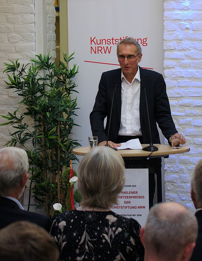 Jurymitglied Michael Kegler während seiner Rede Foto©EÜK