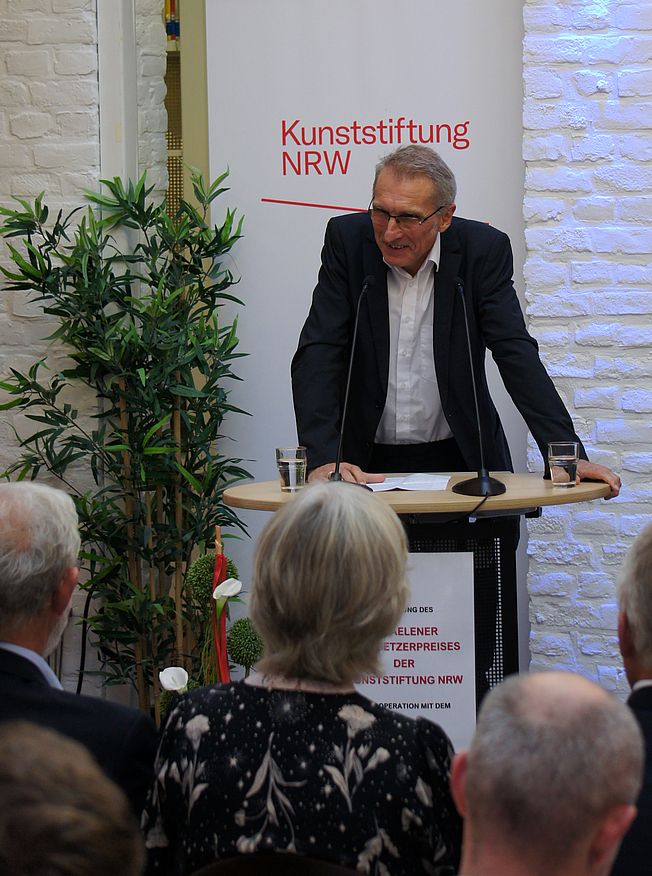 Jurymitglied Michael Kegler hält eine Rede Foto©EÜK